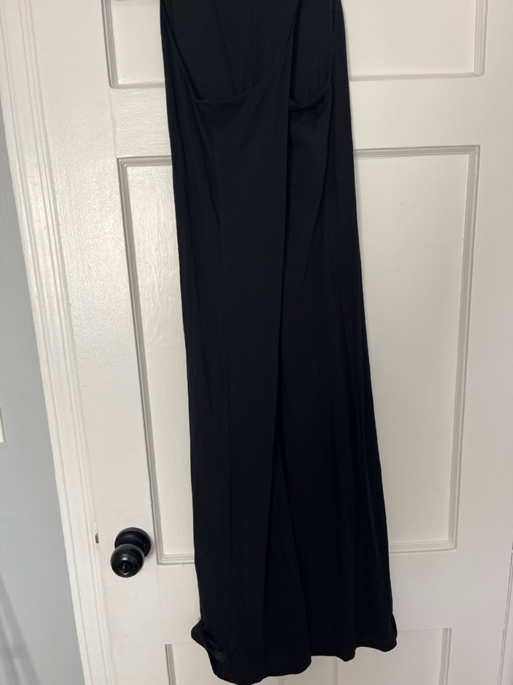 Vince black pima cotton racerback twist tank midi dress NWT SZ S - Picture 6 of 6